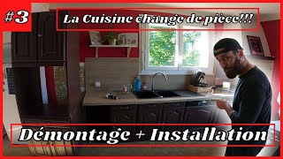 Je créer une cuisine provisoire au sous sol  03 Rénovation Maison [upl. by Willmert234]