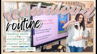 starting a weekly read aloud routine in first grade vocab shared writing accountable talk [upl. by Lemmueu]