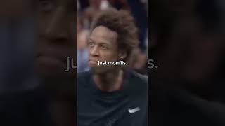 Monfils best moment hopecore tennis monfils tennisplayer [upl. by Airod]