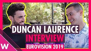 Duncan Laurence The Netherlands interview  Eurovision 2019 in Tel Aviv [upl. by Cristabel]