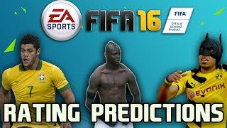 Fifa 16  PLAYER RATING PREDICTIONS 4  feat Hulk Balotelli amp more  by PatrickHDxGaming [upl. by Ynohtnanhoj615]