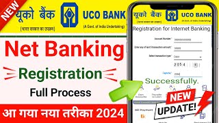 UCO Net Banking Registration 2024  How to registration in uco net banking in hindiSSM Smart Tech [upl. by Ased]