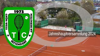 jahreshauptversammlung2024 TC GrünWeiss Nittendorf [upl. by Stannfield]