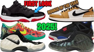 AIR JORDAN 11 LOW BRED 2025 AJ 1 LOW ROOKIE OF THE YEAR FOAMPOSITE PRO PEARL  PINE GREEN  MORE [upl. by Mita321]