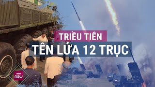 Triều Tiên lần đầu tiên trình làng xe phóng tên lửa di động 12 trục mới “siêu khủng”  VTC Now [upl. by Nadirehs]