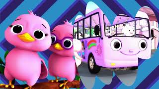 Five Little Birds Counting amp Cinco pajaritos contando  Nursery Rhymes  Canciones Infantiles [upl. by Orms]