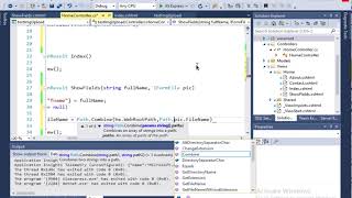 uploading Images ASP NET CORE MVC [upl. by Llirpa]