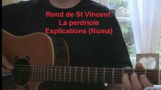 Rond de St Vincent la perdriole explication tuto [upl. by Neyuq]