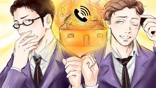 2 Voice Actors  1 Voice Prank Calls Kyoyas Ouran High School Host Club [upl. by Darb]