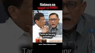 NATAWA SA SAGOT NI FPRD Duterte EJK QuadCom [upl. by Jelene]