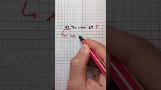 Die Methode klappt IMMER 💪😏 prozente matheerklärt einfacherklärt nachhilfe [upl. by Farrand]