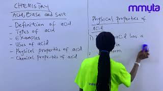 Acid base and salt lesson 2 [upl. by Sandro]