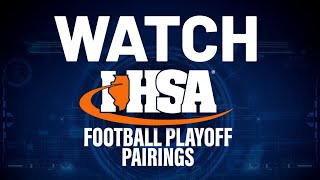 IHSA football playoff pairings announced [upl. by Llerrej]