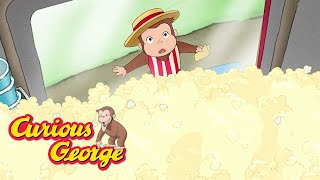 Popcorn Everywhere 🐵 Curious George 🐵 Kids Cartoon 🐵 Kids Movies [upl. by Leoline]