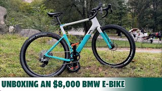 Unboxing An 8000 BMW 3T Electric Gravel Bike [upl. by Bettina]