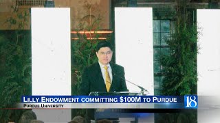 Lilly Endowment Commits 100 Million to Purdue University [upl. by Atsahs]