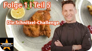 SchnitzelChallenge Wer bekommt das Praktikum in Wien bei Alex Kumptner 58  Rosins Heldenküche [upl. by Ebehp]