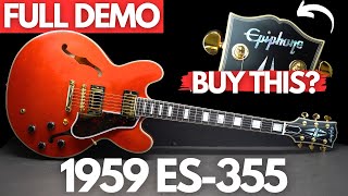 Epiphone 1959 ES355 FULL DEMO [upl. by Pinchas]