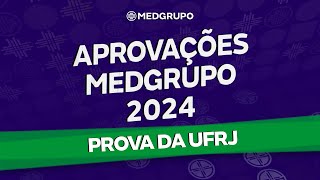 Aprovações MEDGRUPO 2024  UFRJ [upl. by Nelleyram]