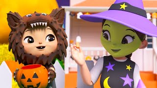 Knock Knock Trick or Treat Song🎃👻🦇  Lellobee  Super Moms  Nursery Rhymes and kids songs 🌸 [upl. by Zwick]