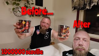 The World’s Spiciest Ramen 2X Daebak Ghost Pepper Noodle Challenge 🌶🔥 [upl. by Kessia]