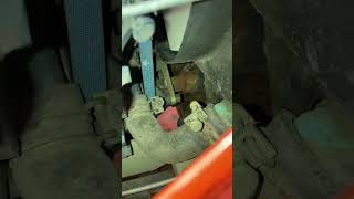 Kubota G1900 water pump and stator belt replace [upl. by Ecinhoj]