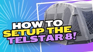 How to Pitch A Berghaus Telstar 8 Nightfall  Tent Review Setup and Tour The Family Campers Tent [upl. by Rosalinde]