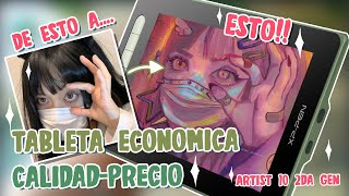 ¿Tableta GRAFICA de Pantalla ECONOMICA🌺Artist 10 2da Gen [upl. by Baptist808]