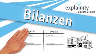 Bilanzen einfach erklärt explainity® Erklärvideo [upl. by Mahgem760]