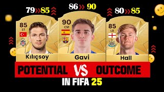 POTENTIAL VS OUTCOME in FIFA 25 💀💀 [upl. by Axe]