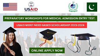 USAID Talent Hunt Program 2023  USAID Merit Need Based Scholarship 2023  Free Medical Test Prep [upl. by Albin658]