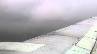 LANDING IN SEVERE TURBULENCE AND WIND BOEING 737 BRITISH AIRWAYS [upl. by Drofniw629]