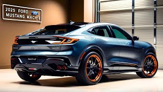 2025 Ford Mustang MachE The Electric SUV That Roars [upl. by Ntsud]