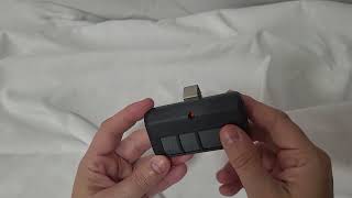 HONEST REVIEW of Garage Door Opener Remote Universal LiftMaster Chamberlain Craftsman Purple Yellow [upl. by Rohclem]