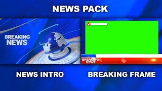 Breaking News Green Screen Format Free Download  4K Version [upl. by Atilemrac230]