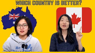 Australia vs Canada which one is better  a chat with acupofchinese  intermediate [upl. by Rimas]