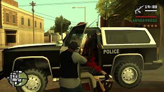 GTA San Andreas Fort Carson Mayhem  Six Star Wanted Level Escaped [upl. by Yessac]