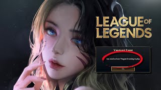 Fix quotYou need to have Vanguard running to playquot In League of Legends NEW 2024 [upl. by Aihsyak]