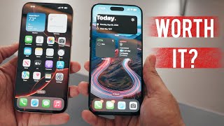 iPhone 16 Pro vs iPhone 15 Pro Handson  Is it worth the upgrade [upl. by Alyacim]