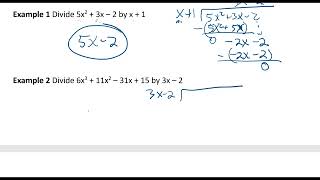 The Division Algorithm [upl. by Burkitt]