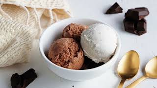 Want to make your own VEGAN ice cream with just FOUR ingredients [upl. by Arbua482]