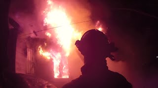 Fire Helmet Camera Structure Fire 2016 [upl. by Latta]