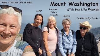 Scary Van Life Adventure Senior MeetUp on Mount Washington Auto Road [upl. by Regen]