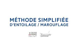 Méthode simplifiée dentoilage  marouflage [upl. by Anerb820]