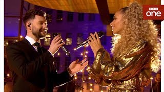 Calum Scott and Leona Lewis duet You Are The Reason live  The One Show  BBC One [upl. by Hyatt142]