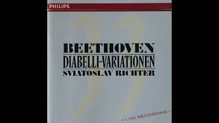 L v Beethoven 1770  1827  33 Variations in C «Diabelli» Opus 120  Sviatoslav Ricther Piano [upl. by Ellison]