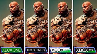 Gears 5 Hivebusters  Xbox Series SX vs Xbox One SX  Graphics Comparison amp FPS [upl. by Wynny]