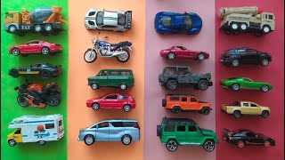 Diecast Metal Scale Various Model CARS Sedan SUV Sports Offroad Coupe Hatchback Bike Bus [upl. by Ennalyrehc329]