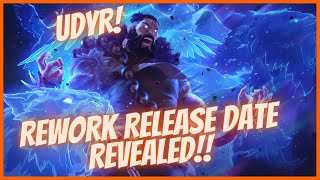 UDYR REWORK RELEASE DATE REVEALED League of Legends [upl. by Nnairrek]