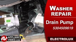 Electrolux Washer  Error Code 21 Water Not Draining  Drain Pump Repair and Diagnostic [upl. by Aidnis]